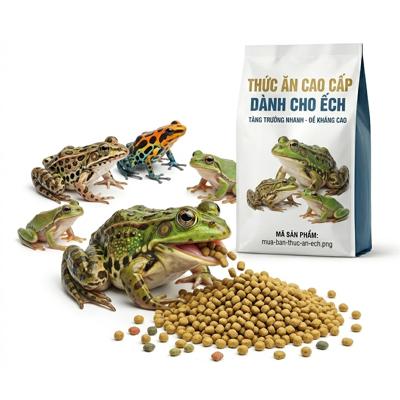 Cung cấp thức ăn cho ếch